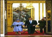 The Queen and President Bush at Buckingham Palace