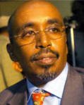 Somali parliament Speaker  Sharif Hassan Sheikh Adan