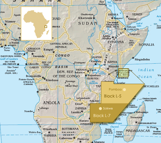 Blocks L-5 and L-7 in offshore Kenya